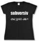 Zur Artikelseite von "subversiv und Spass dabei", tailliertes T-Shirt für 14,00 €