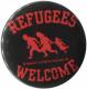 Zur Artikelseite von "Refugees welcome (rot)", 25mm Button für 0,90 €