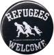 Zur Artikelseite von "refugees welcome (weiß)", 25mm Button für 0,90 €