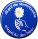 Zur Artikelseite von "Stoppt die Atomindustrie", 25mm Button für 0,90 €