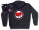 Zur Artikelseite von "Antifaschistische Aktion (rot/schwarz, ohne Schrift)", Kapuzen-Jacke für 30,00 €