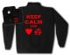 Zur Artikelseite von "Keep calm and love anarchy", Sweat-Jacket für 27,00 €