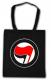 Zur Artikelseite von "Antifaschistische Aktion (rot/schwarz, ohne Schrift)", Baumwoll-Tragetasche für 8,00 €