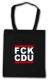 Zur Artikelseite von "FCK CDU", Baumwoll-Tragetasche für 8,00 €