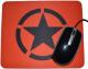 Zur Artikelseite von "Schwarzer Stern im Kreis (Black Star)", Mousepad für 7,00 €