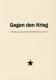 Zur Artikelseite von Prolos Nürnberg: "Gegen den Krieg", Buch für 5,00 €