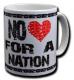 Zur Artikelseite von "No heart for a nation", Tasse für 10,00 €