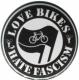 Zur Artikelseite von "Love Bikes Hate Fascism", 25mm Magnet-Button für 2,00 €