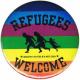Zur Artikelseite von "Refugees welcome (bunt)", 25mm Magnet-Button für 2,00 €