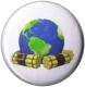 Zur Artikelseite von "Zeitbombe Erde", 25mm Magnet-Button für 2,00 €
