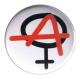Zur Artikelseite von "Anarchie ist weiblich", 37mm Button für 1,10 €