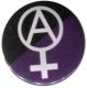 Zur Artikelseite von "Anarcho-Feminismus (schwarz/lila)", 37mm Button für 1,10 €