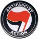 Zur Artikelseite von "Antifascist Action (rot/schwarz)", 37mm Button für 1,10 €
