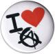 Zur Artikelseite von "I love Anarchy", 37mm Button für 1,10 €