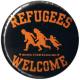 Zur Artikelseite von "Refugees welcome", 37mm Button für 1,10 €