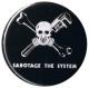 Zur Artikelseite von "Sabotage the System", 37mm Button für 1,10 €