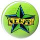 Zur Artikelseite von "Veganer Stern", 37mm Button für 1,10 €