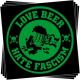 Zur Artikelseite von "Love Beer Hate Fascism", Aufkleber-Paket für 2,00 €
