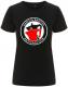 Zum tailliertes Fairtrade T-Shirt "Barista Barista Antifascista (Moka)" für 18,10 € gehen.