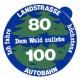 Zum Aufkleber "Ich fahre höchstens 80 Landstraße/ 100 Autobahn. Dem Wald zuliebe" für 1,00 € gehen.
