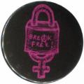 Zur Artikelseite von "Break free (pink)", 37mm Magnet-Button für 2,50 €