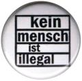 Zur Artikelseite von "kein mensch ist illegal", 37mm Magnet-Button für 2,50 €