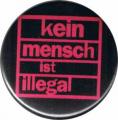 Zur Artikelseite von "Kein Mensch ist illegal (pink)", 37mm Magnet-Button für 2,50 €