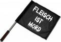 Zur Artikelseite von "Fleisch ist Mord", Fahne / Flagge (ca. 40x35cm) für 15,00 €