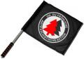 Zur Artikelseite von "Oh, Du fröhliche Antifaschistische Aktion", Fahne / Flagge (ca. 40x35cm) für 13,12 €