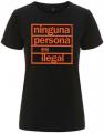 Zur Artikelseite von "ninguna persona es ilegal", tailliertes Fairtrade T-Shirt für 18,10 €