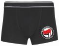 Zur Artikelseite von "Antifaschistische Aktion (rot/schwarz)", Boxershort für 15,00 €