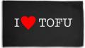 Zur Artikelseite von "I love Tofu", Fahne / Flagge (ca. 150x100cm) für 25,00 €