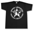 Zur Artikelseite von "Animal Liberation - Human Liberation (mit Stern)", T-Shirt für 15,00 €