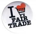 Zur Artikelseite von "I love fairtrade", 50mm Button für 1,40 €