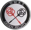 Zur Artikelseite von "Omas gegen Rechts (Teppichklopfer)", 50mm Button für 1,40 €