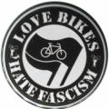 Zur Artikelseite von "Love Bikes Hate Fascism", 25mm Button für 0,90 €