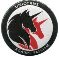 Zur Artikelseite von "Unicorns against fascism", 37mm Button für 1,10 €