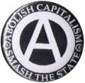 Zum 50mm Magnet-Button "Abolish Capitalism - Smash the State (weiß/schwarz)" für 3,00 € gehen.