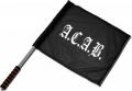 Zum/zur  Fahne / Flagge (ca. 40x35cm) "A.C.A.B. Fraktur" für 15,00 € gehen.
