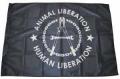Zur Fahne / Flagge (ca. 150x100cm) "Animal Liberation - Human Liberation (Zange)" für 25,00 € gehen.