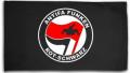 Zur Fahne / Flagge (ca. 150x100cm) "Antifa Funken (rot/schwarz)" für 25,00 € gehen.