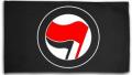 Zur Fahne / Flagge (ca. 150x100cm) "Antifaschistische Aktion (rot/schwarz, ohne Schrift)" für 25,00 € gehen.