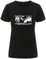 Zum tailliertes Fairtrade T-Shirt "better run naziscum" für 18,10 € gehen.