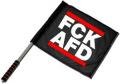 Zum/zur  Fahne / Flagge (ca. 40x35cm) "FCK AFD" für 15,00 € gehen.
