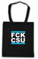 Zur Baumwoll-Tragetasche "FCK CSU" für 8,00 € gehen.