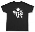 Zum Fairtrade T-Shirt "Fist and Star" für 19,45 € gehen.