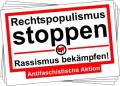 Zum Aufkleber-Paket "Rechtspopulismus stoppen" für 2,00 € gehen.