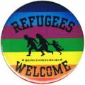 Zum 25mm Magnet-Button "Refugees welcome (bunt)" für 2,00 € gehen.