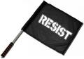 Zum/zur  Fahne / Flagge (ca. 40x35cm) "Resist" für 15,00 € gehen.