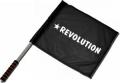 Zum/zur  Fahne / Flagge (ca. 40x35cm) "Revolution" für 15,00 € gehen.